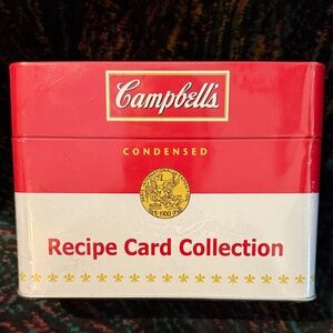 Campbell's Recipe Card Collection Tin (2007) NIP
